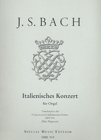 Italienisches Konzert BWV971  für Orgel solo mit obligatem Pedal  