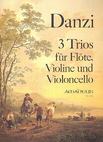 3 Trios op.71   für Flöte, Violine und Violoncello  Stimmen