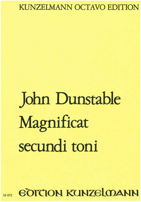 Magnificat secundi toni  for 3-part female or male chorus  score (la)