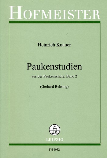 Paukenstudien aus der Paukenschule  Band 2  