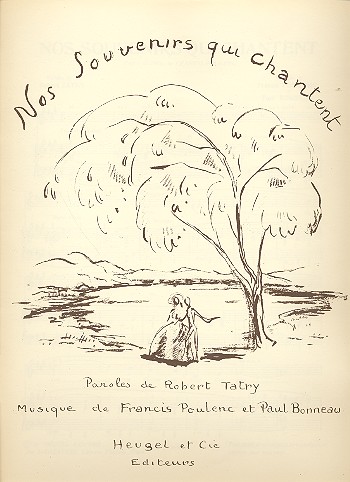 Nos souvenirs qui chantent pour&nbsp;&nbsp;voix moyenne et piano&nbsp;&nbsp;