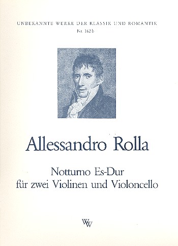 Notturno Es-Dur für 2 Violinen  und Violoncello  Stimmen