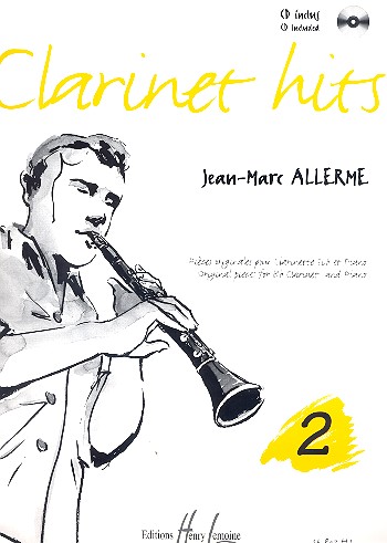Clarinet Hits Vol.2 (+CD)  Pièces originales pour clarinette en sib et piano  