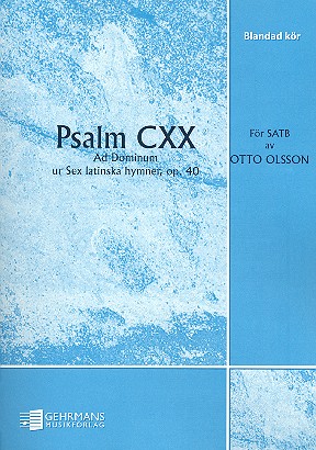 Psalmus CXX for mixed chorus  score (la)  