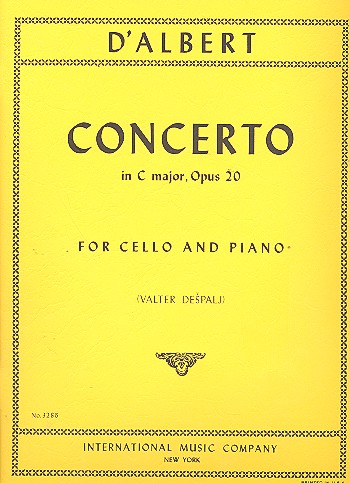 Concerto C major op.20  for cello and piano  