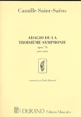 Adagio de la symphonie ut mineur  op.78 pour orgue  