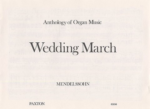 Wedding March for organ