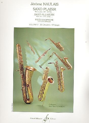 Saxo plaisir vol.2 22 études&nbsp;&nbsp;pour saxophone seul (moyenne&nbsp;&nbsp;difficulté)