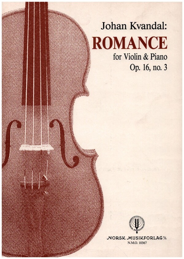 Romance op.16,3  for violin and piano  