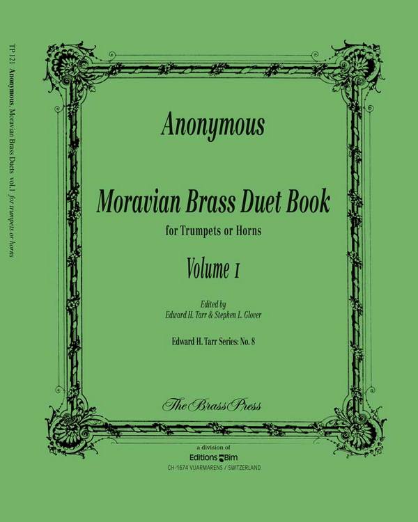 The Moravian Brass Duet Book vol.1&nbsp;&nbsp;for 2 trumpets (horns)&nbsp;&nbsp;score