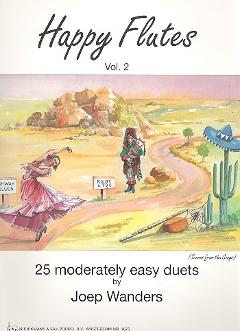 Happy Flutes vol.2 25 moderately  easy duets for flutes  score