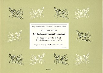 Ad te levavi oculos meos&nbsp;&nbsp;für 4 Blockflöten (SATB)&nbsp;&nbsp;Partitur und Stimmen