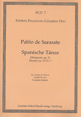Spanische Tänze&nbsp;&nbsp;für Violine und Gitarre&nbsp;&nbsp;Partitur und Stimmen