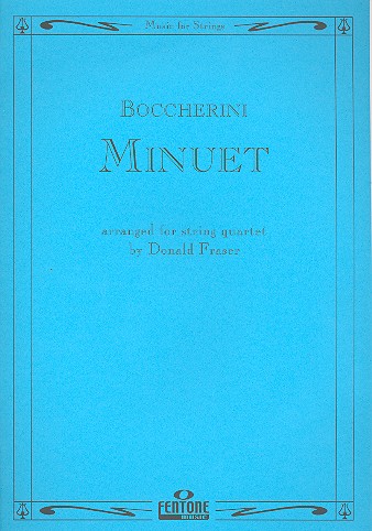Minuet  for string quartet  score and parts