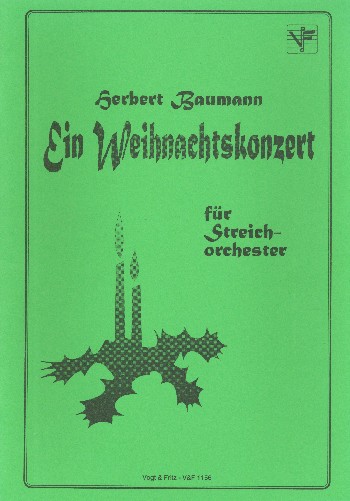 Ein Weihnachtskonzert  für Streichorchester  Partitur