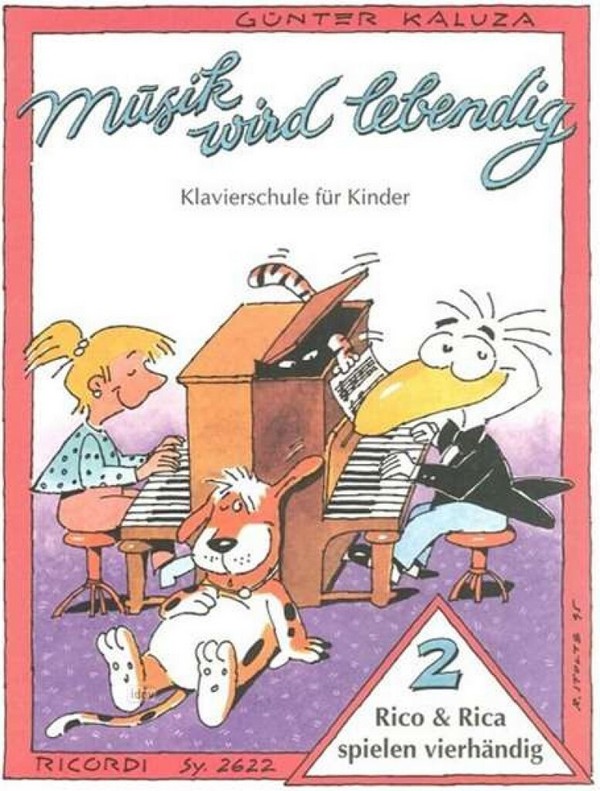 Rico und Rica spielen vierhändig  Band 2 Klavierschule für Kinder  