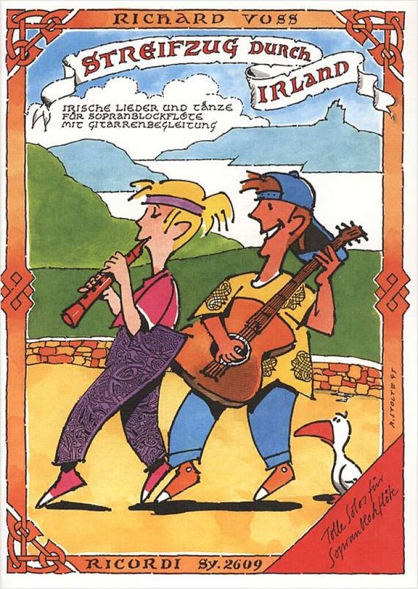 Streifzug durch Irland&nbsp;&nbsp;für Blockflöte&nbsp;&nbsp;und Gitarre