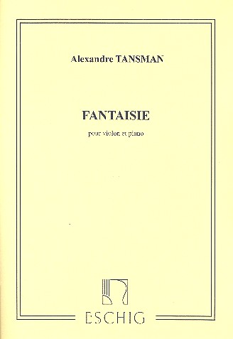 Fantaisie&nbsp;&nbsp;pour violon et piano&nbsp;&nbsp;