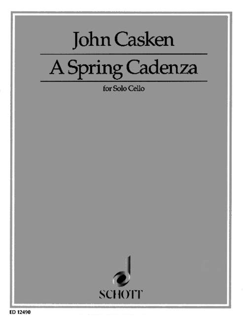 A spring cadenza (1994)  for cello solo  