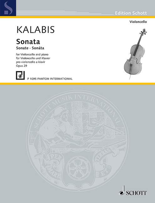Sonate op. 29  für Violoncello und Klavier  