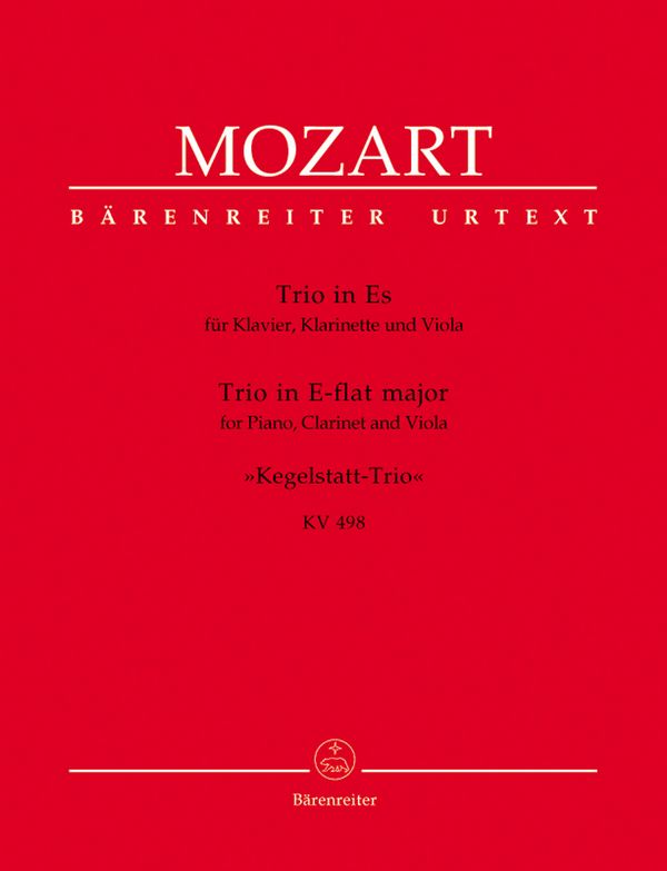 Trio Es-Dur KV498 &nbsp;&nbsp;für Klarinette, Viola und Klavier&nbsp;&nbsp;Stimmen