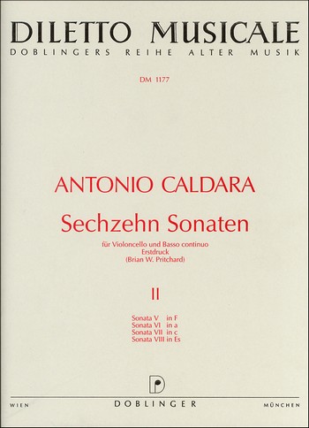 16 Sonaten Band 2 (Nr.5-8)  für Violoncello und Bc  