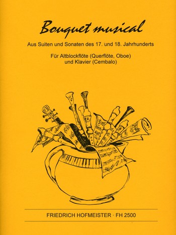 Bouquet musical für Altblockflöte  (Flöte/Oboe) und Klavier (Cembalo)  