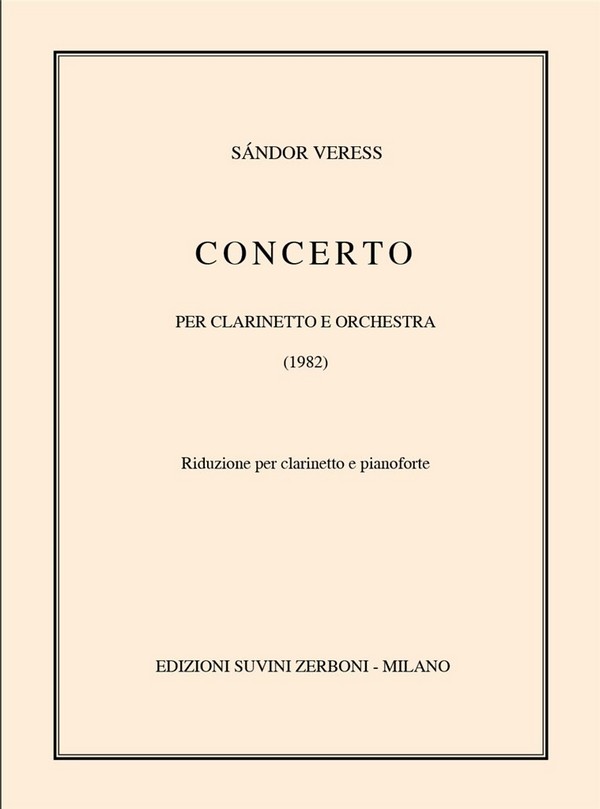 Concerto 1982   per clarinetto e pianoforte  