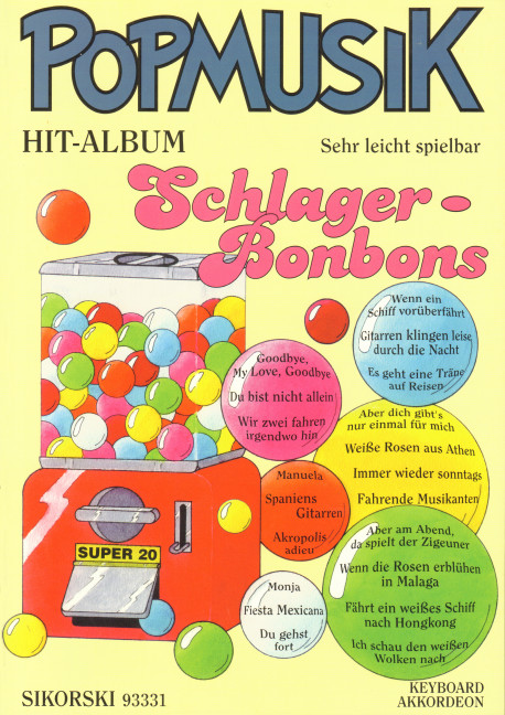 Popmusik Hit-Album super 20&nbsp;&nbsp;Schlagerbonbons&nbsp;&nbsp;