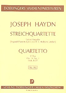 Streichquartett C-Dur op.54,2&nbsp;&nbsp;Hob.III:57,  Studienpartitur&nbsp;&nbsp;