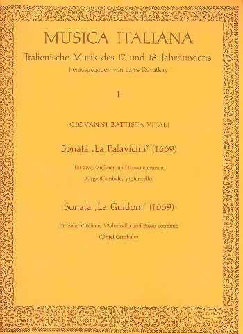 Sonata la Palavicini 1669  für 2 Violinen und Bc  