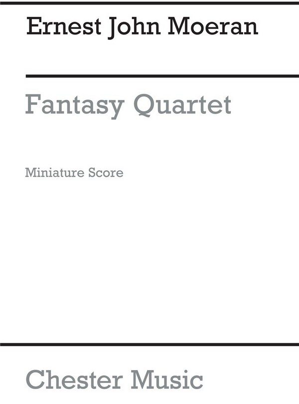 Fantasy Quartet study score&nbsp;&nbsp;for oboe and strings&nbsp;&nbsp;