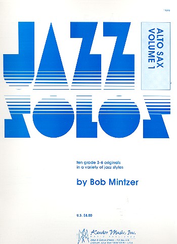Jazz Solos vol.1: for alto sax&nbsp;&nbsp;&nbsp;&nbsp;