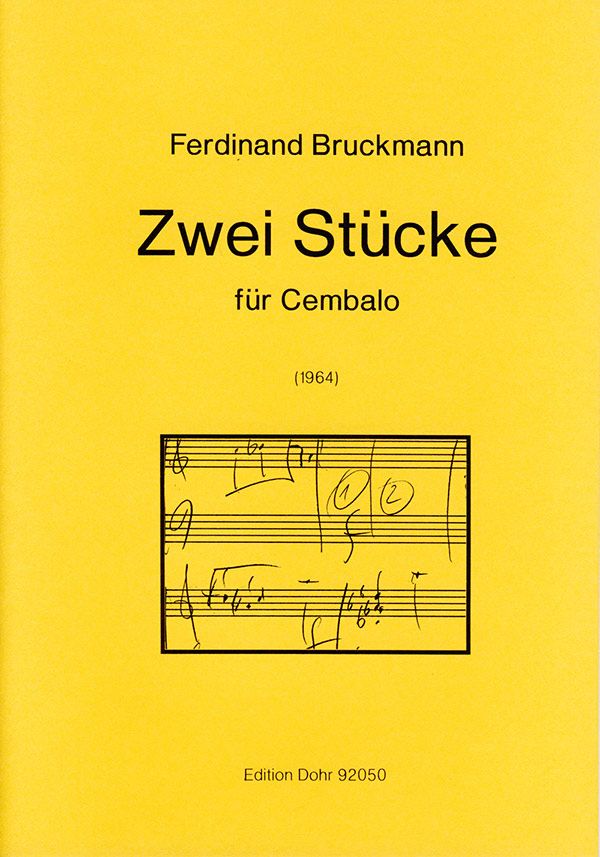 2 STUECKE FUER CEMBALO&nbsp;&nbsp;&nbsp;&nbsp;