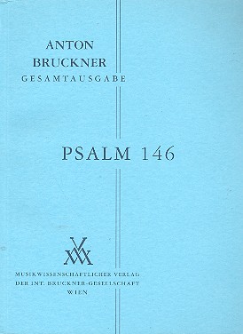 Psalm 146  für Chor und Orchester  Studienpartitur