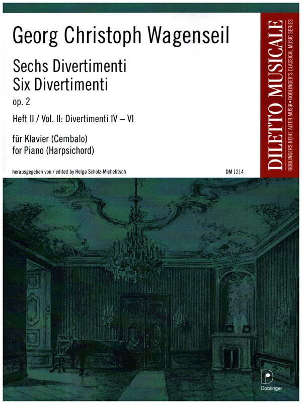 6 Divertimenti op.2 Band 2  für Klavier (Cembalo)  