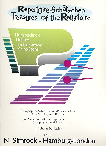 Repertoire-Schätzchen&nbsp;&nbsp;für Xylophon (Glockenspiel) und Klavier&nbsp;&nbsp;