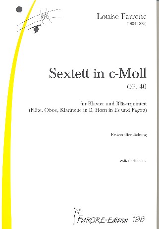 Sextett c-Moll op.40  für Flöte, Oboe, Klarinette, Horn, Fagott und Klavier  