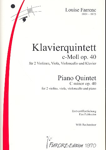 Quintett c-Moll op.40  für Klavier und Streichquartett  