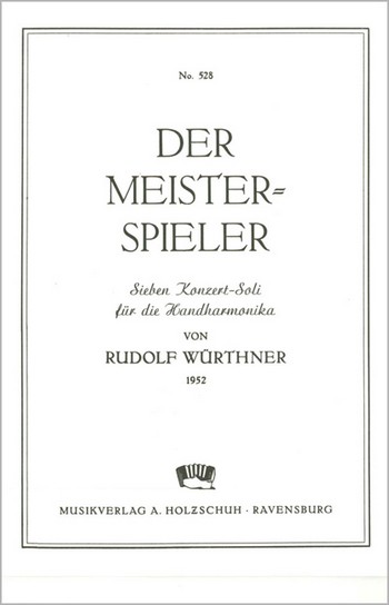 DER MEISTERSPIELER FUER DIATONISCHE  HANDHARMONIKA  7 KONZERT-SOLI