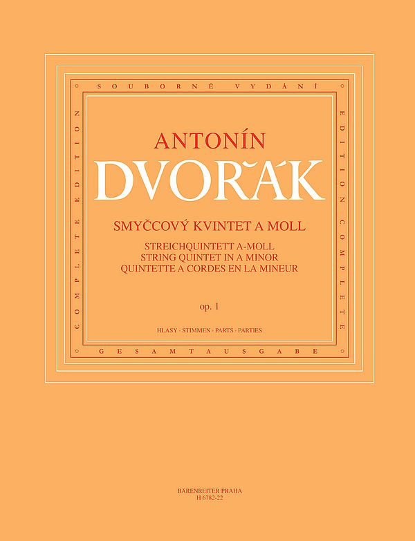 Streichquintett a-Moll op.1&nbsp;&nbsp;&nbsp;&nbsp;Stimmen
