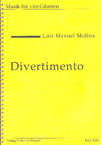 Divertimento für 4 Gitarren  Partitur und Stimmen  