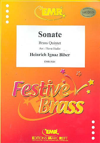 Sonate&nbsp;&nbsp;for brass quintet&nbsp;&nbsp;score and parts