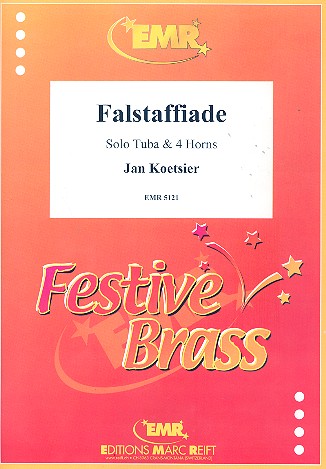 Falstaffiade für Tuba solo und  4 Hörner  Partitur und Stimmen