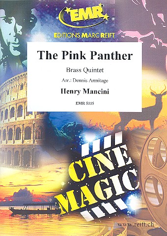 THE PINK PANTHER FOR  BRASS QUINTET,  SCORE AND PARTS  ARMITAGE, DENNIS, ARR.