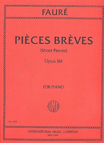 Pièces brêves op.84&nbsp;&nbsp;for piano&nbsp;&nbsp;