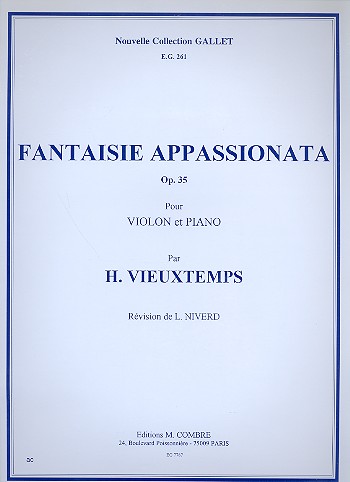 Fantaisie appassionata op.35  pour violon et piano  