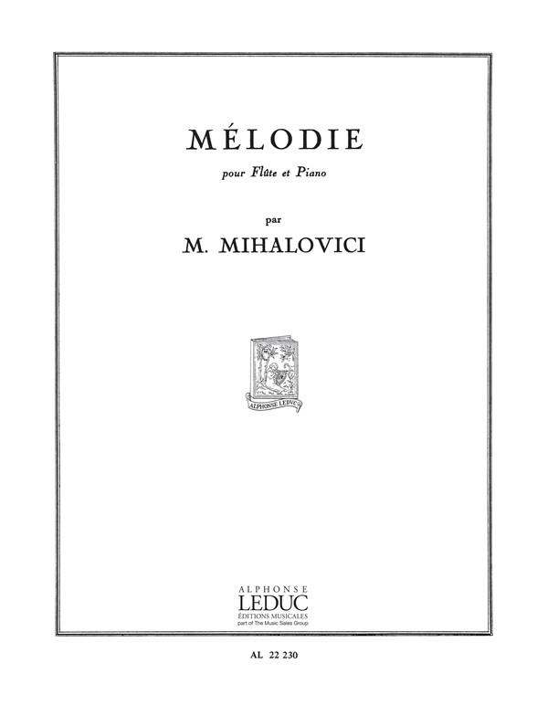 Melodie&nbsp;&nbsp;por flute et piano&nbsp;&nbsp;