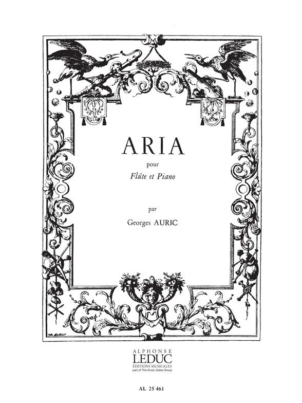 Aria pour flûte et piano    
