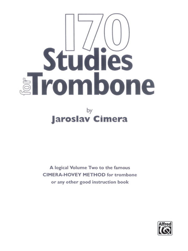 170 Studies &nbsp;&nbsp;for trombone&nbsp;&nbsp;
